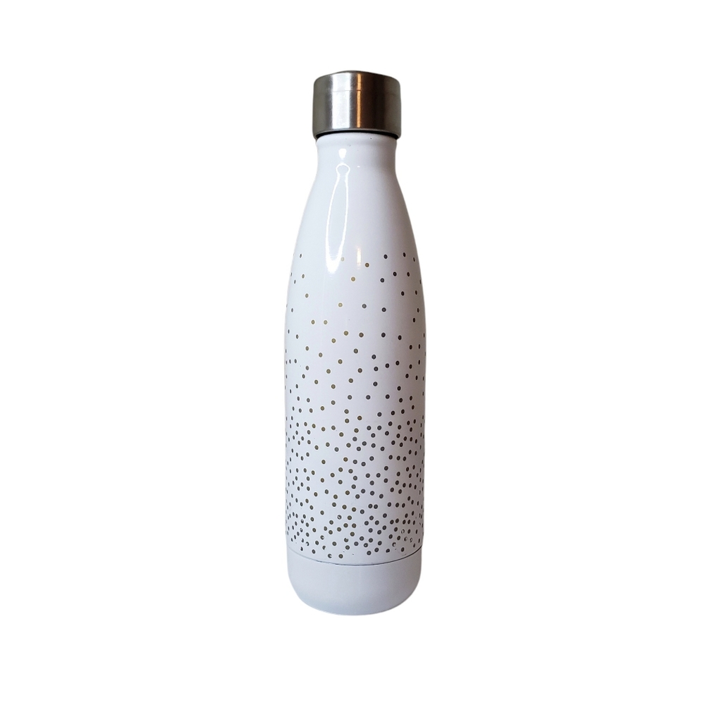 Stainless Steel Insulated White Water Bottle